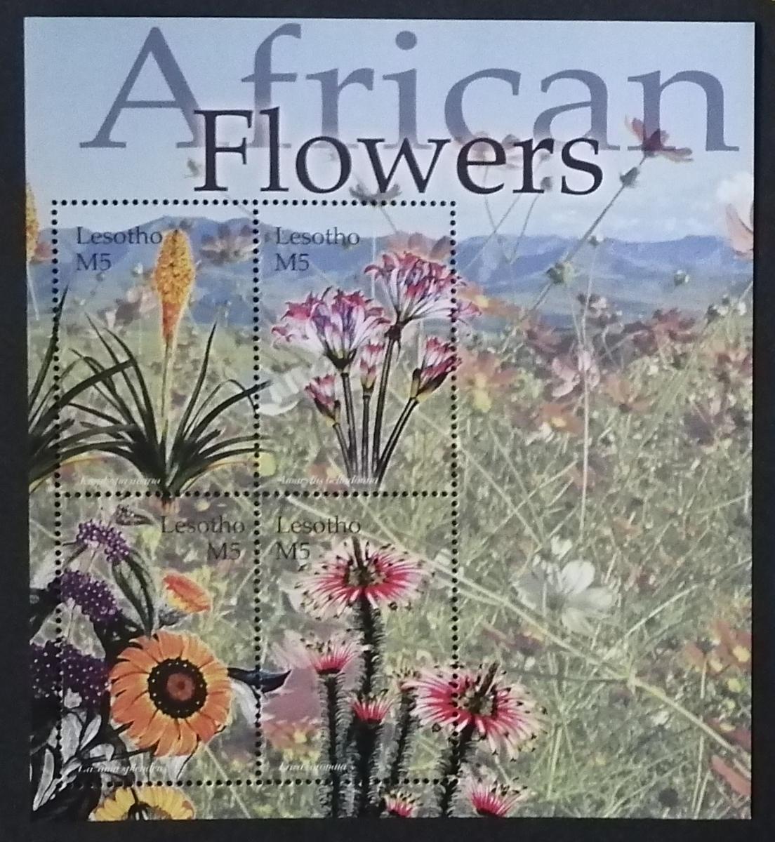 Lesotho 2004 Mi.1872-5 8€ Flora Jižní Afriky, kleopatřina jehla