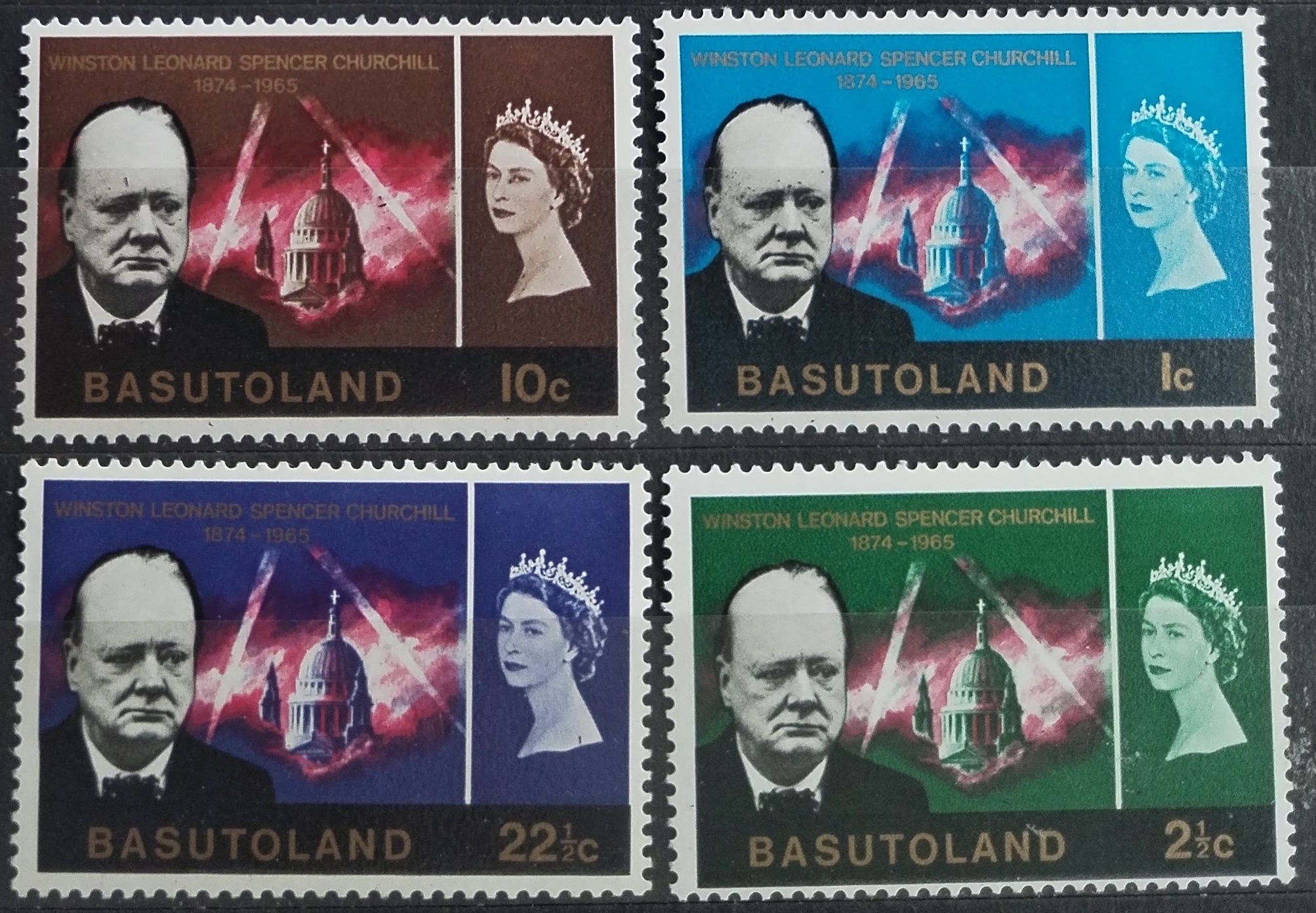 Basutsko 1965 Winston Churchill