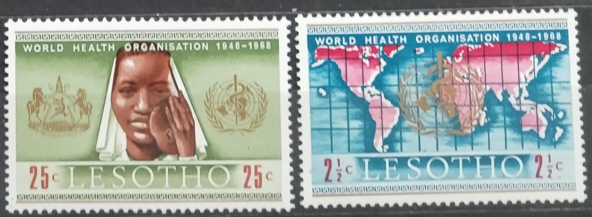 Lesotho 1968 Výročí WHO