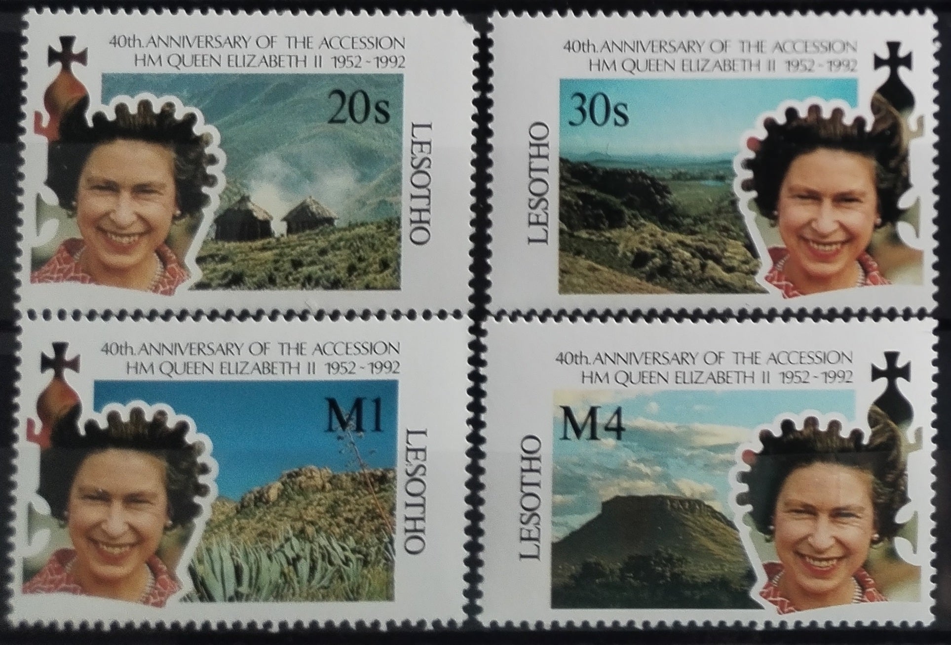 Lesotho 1992 Anniversary of the reign of Queen Elizabeth II.