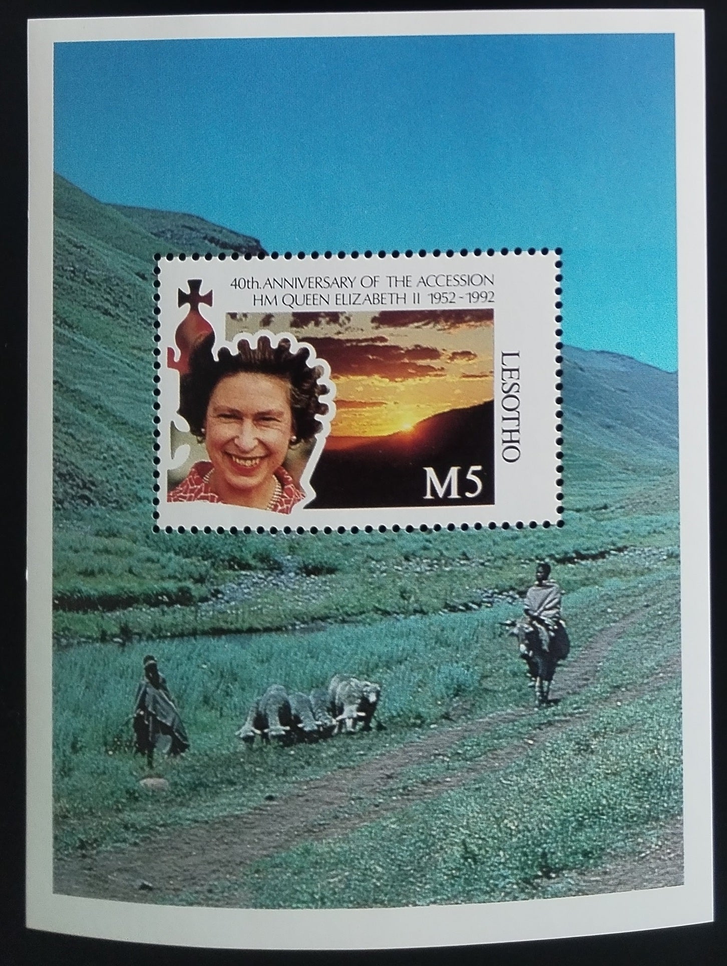 Lesotho 1992 Výročí vlády královny Alžběty