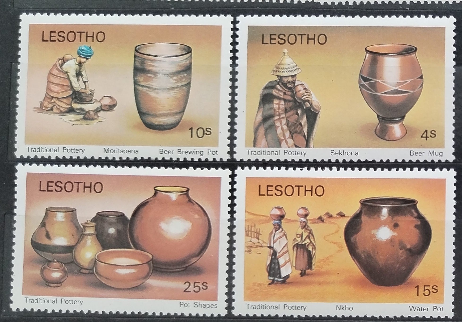 Lesotho 1980 Keramika a výrobky