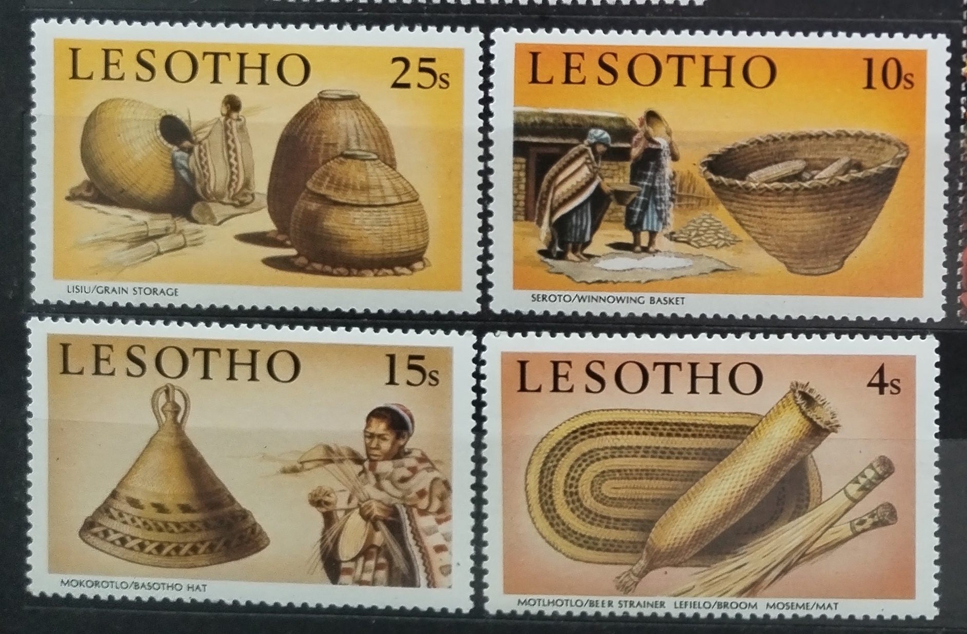 Lesotho 1980 Výrobky ze slámy