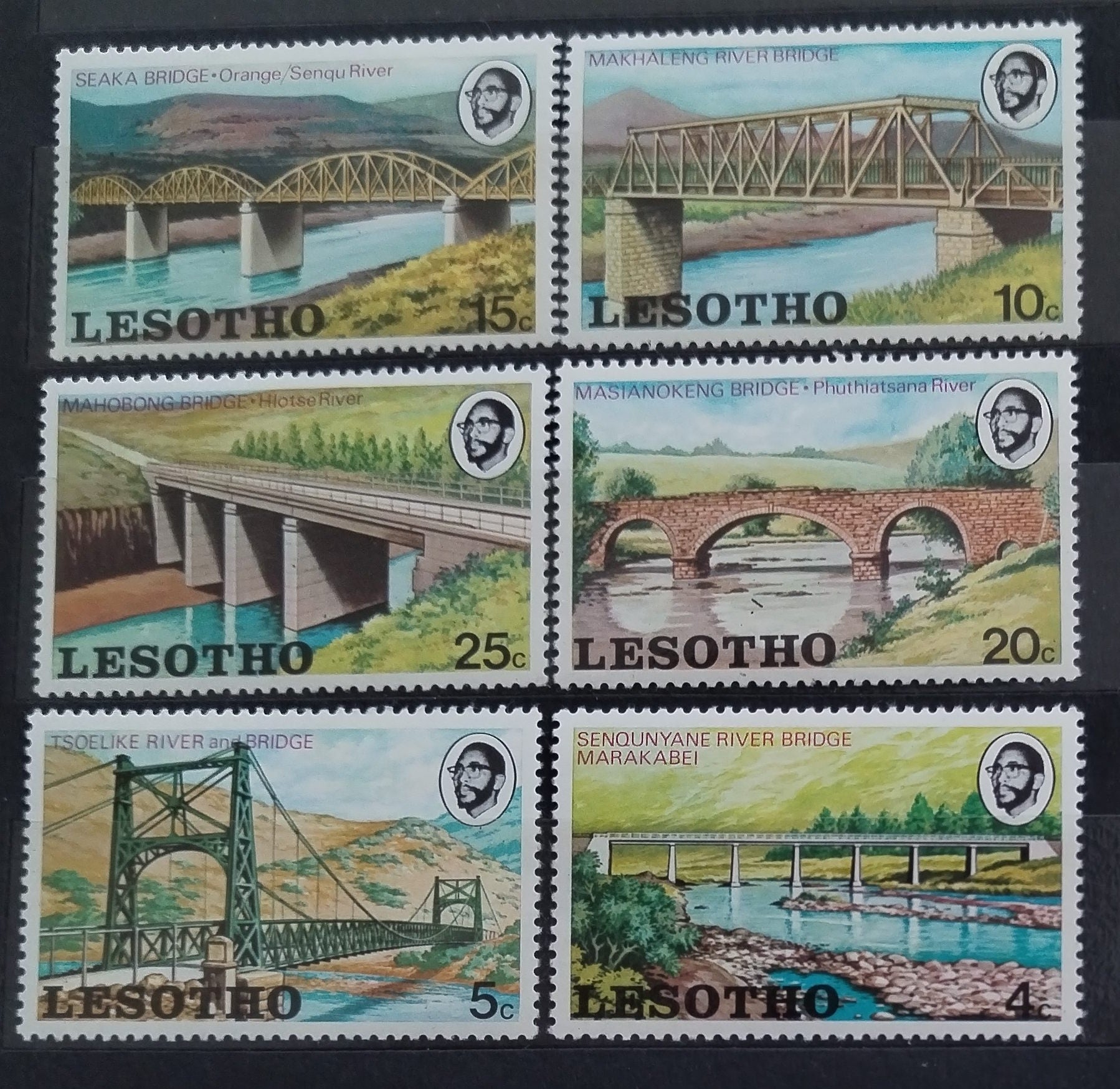 Lesotho 1974 Mosty a vodní stavby