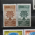 Libanon 1960 - komplet, mezinárodní rok uprchlíků 3,5£