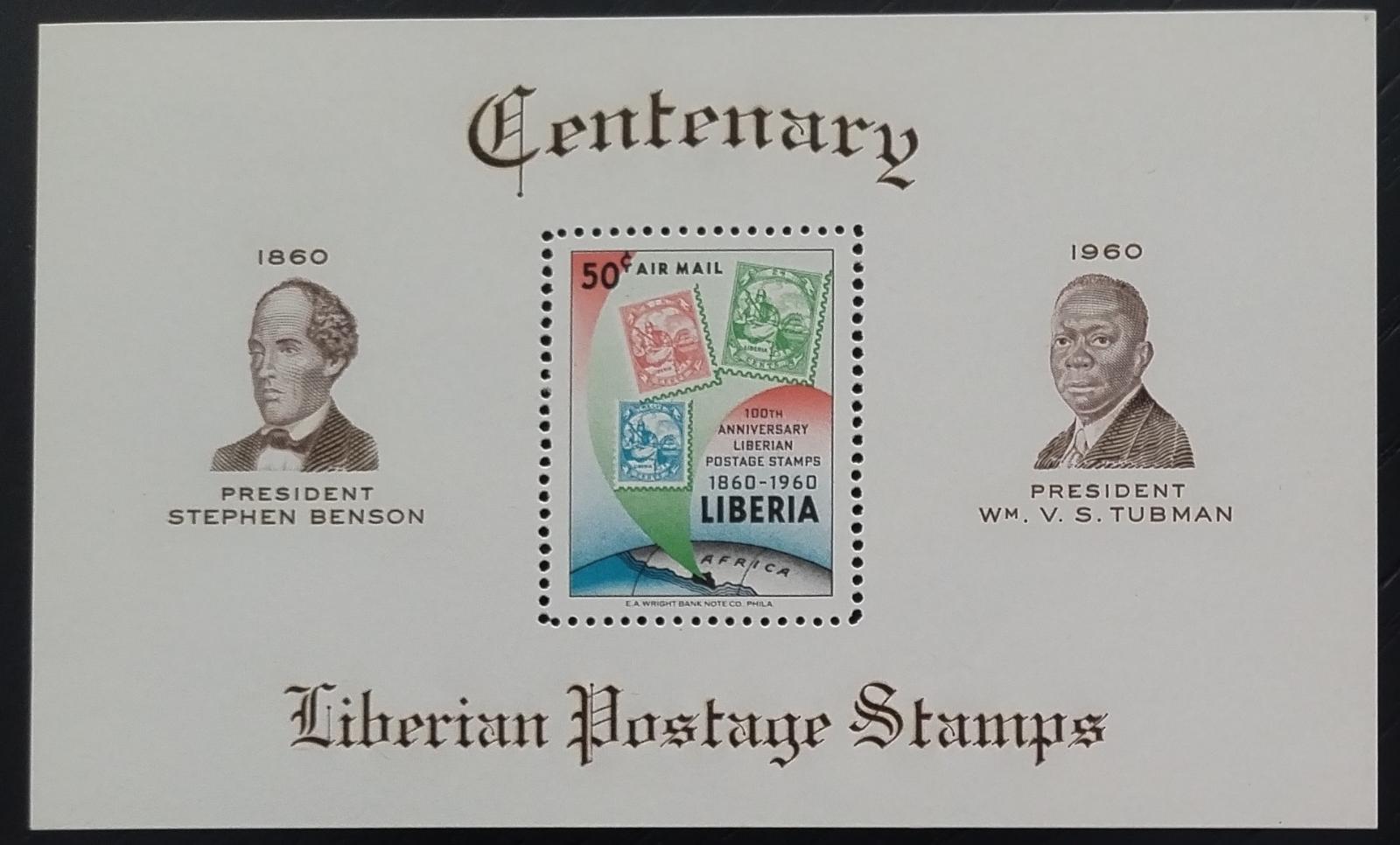 Libérie 1960 Století národní známky