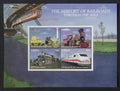Libérie 2001 Mi.3936-9 10€ Parní lokomotivy a vlaky historie