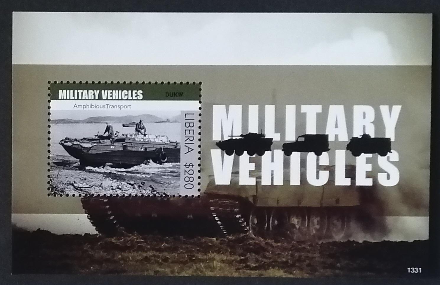 Libérie 2013 Bl.656 8,5€ Válečná technika a vozidla, tanky