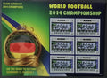 Libérie 2014 Mi.6437Klb. 6€ Mistrovství světa ve fotbale, sport