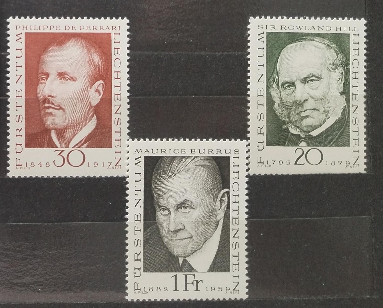 Lichtenštejnsko 1972 Osobnosti filatelie, Rowland Hill