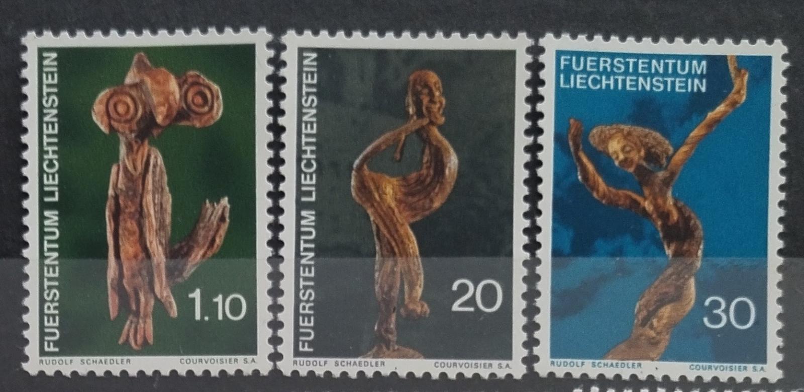 Lichtenštejnsko 1972 Umění a sochy