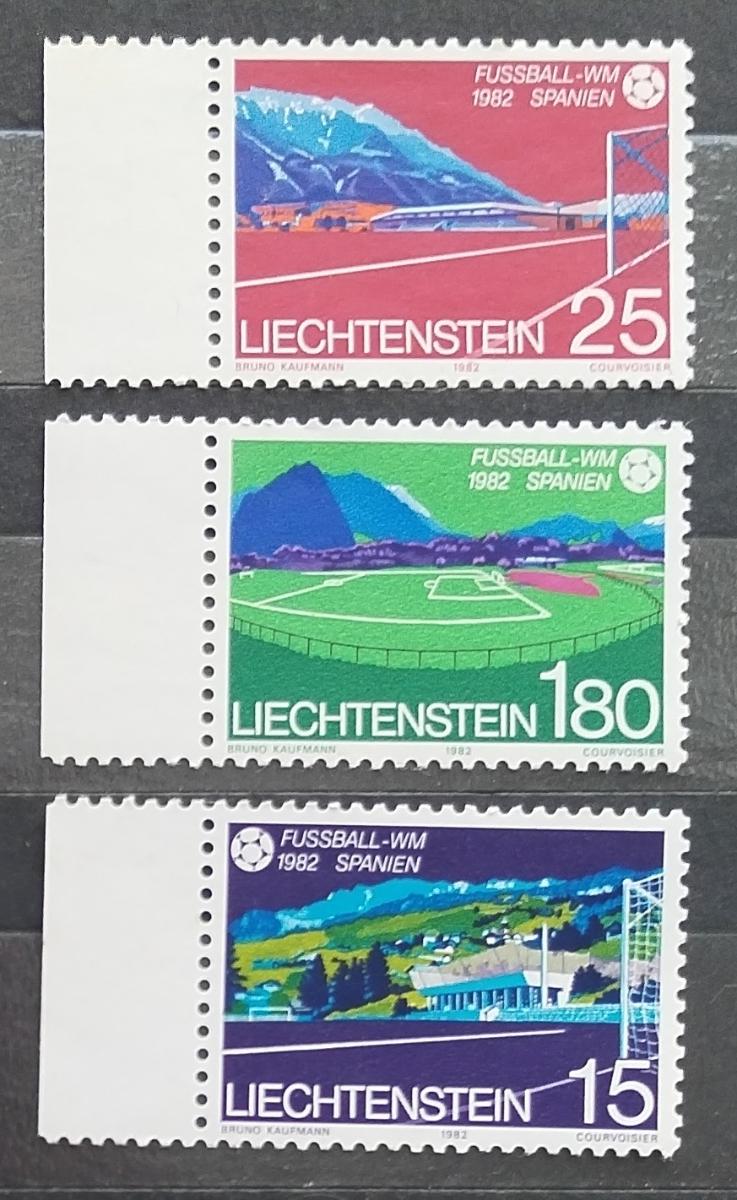 Lichtenštejnsko 1982 4,2€ Fotbal a sport
