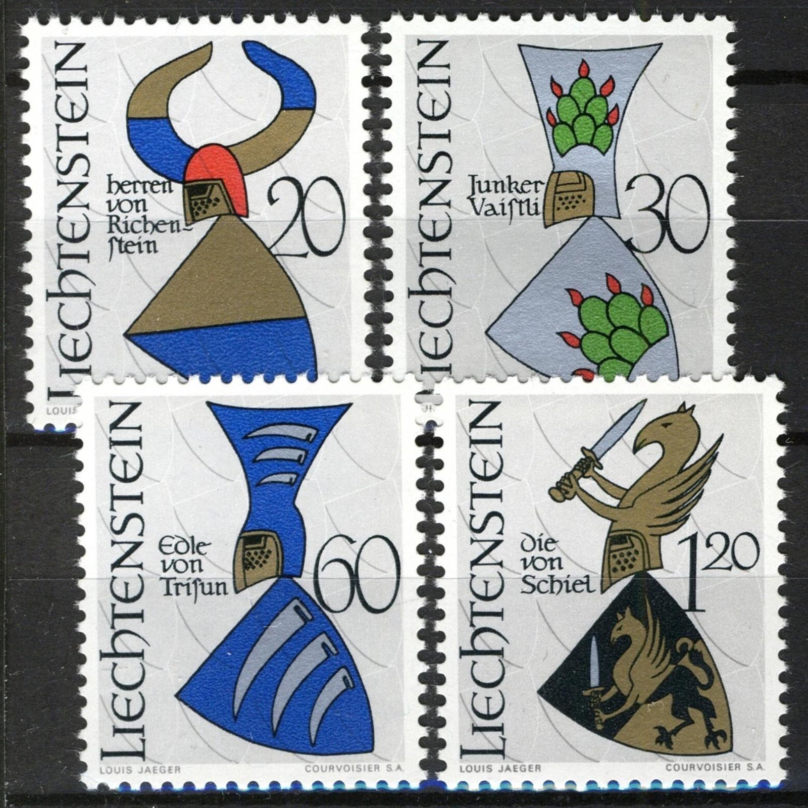 Lichtenštejsko 1966 Erby rodů