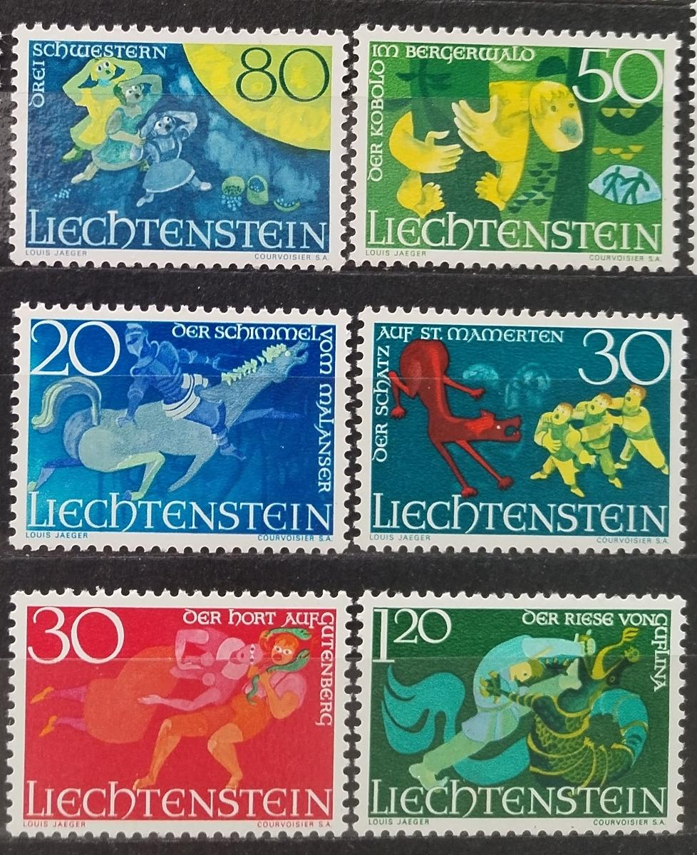 Lichtenštejsko 1967-9 3xkomplet - Pohádky a legendy