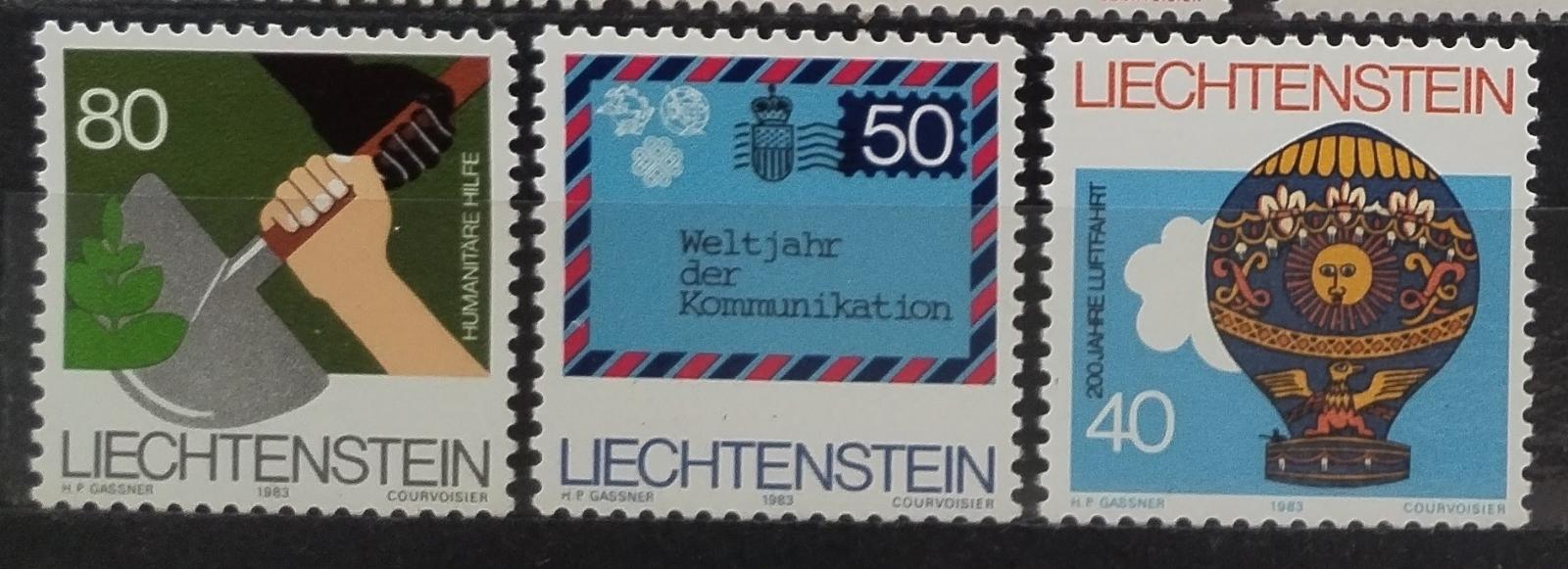 Lichtenštejsko 1983 Různá výročí