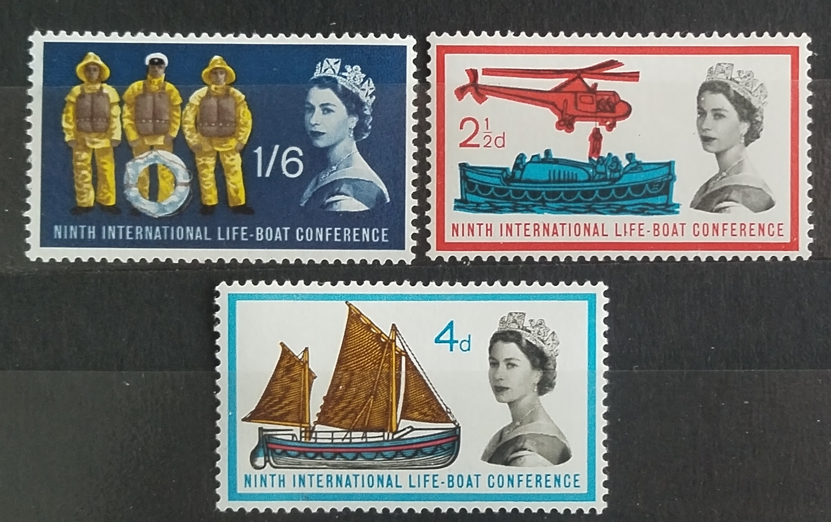 Velká Británie 1963 Záchranné lodě a letadla