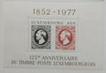 Lucembursko 1977 Bl.10 5€ 125 let národní známky