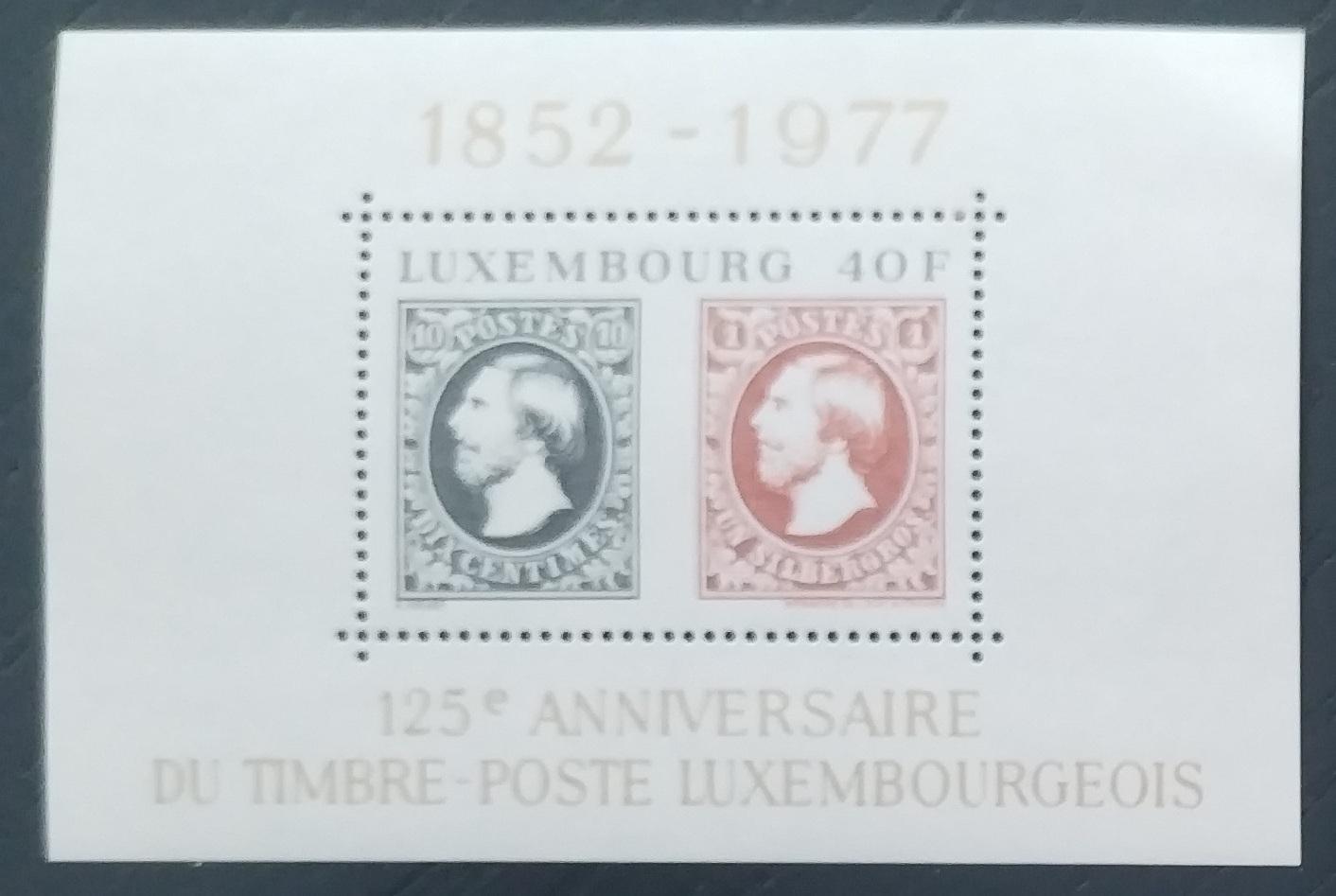 Lucembursko 1977 Výročí národní známky