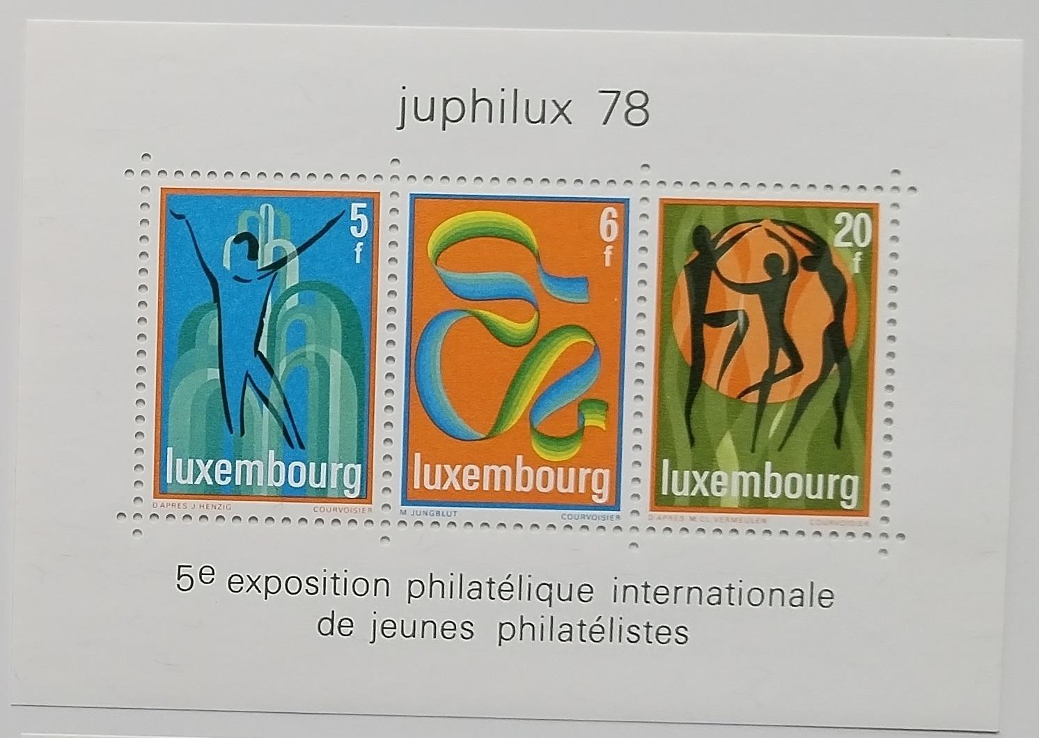 Lucembursko 1978 Bl.12 4,5€ Výstava JUPHILUX, Filatelie