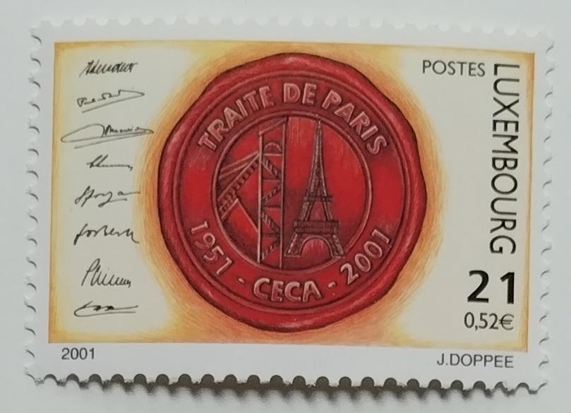 Lucembursko 2001 1,5€ 50 let Pařížské dohody, Organizace