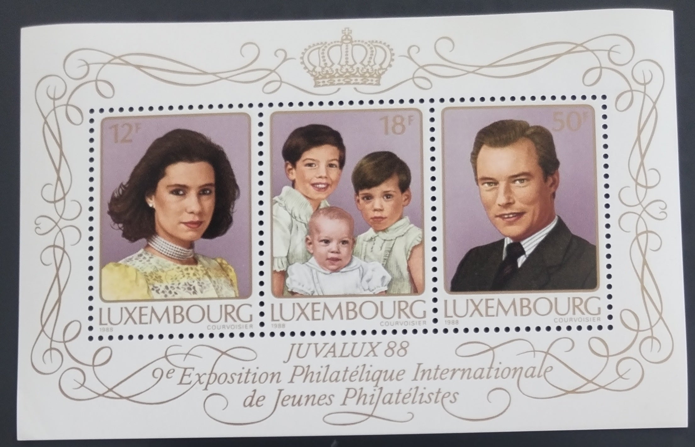 Lucembursko 1988 Výstava známky Juvalux