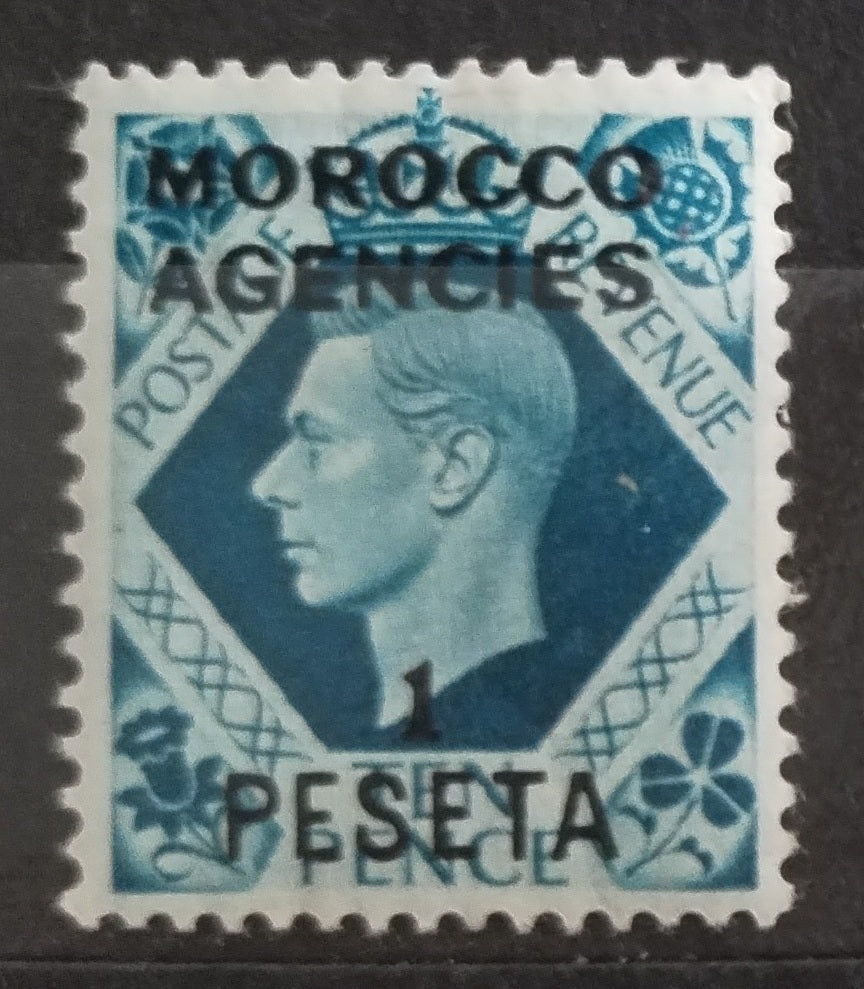Britská pošta v Maroku 1937 Španělská měna - 1P