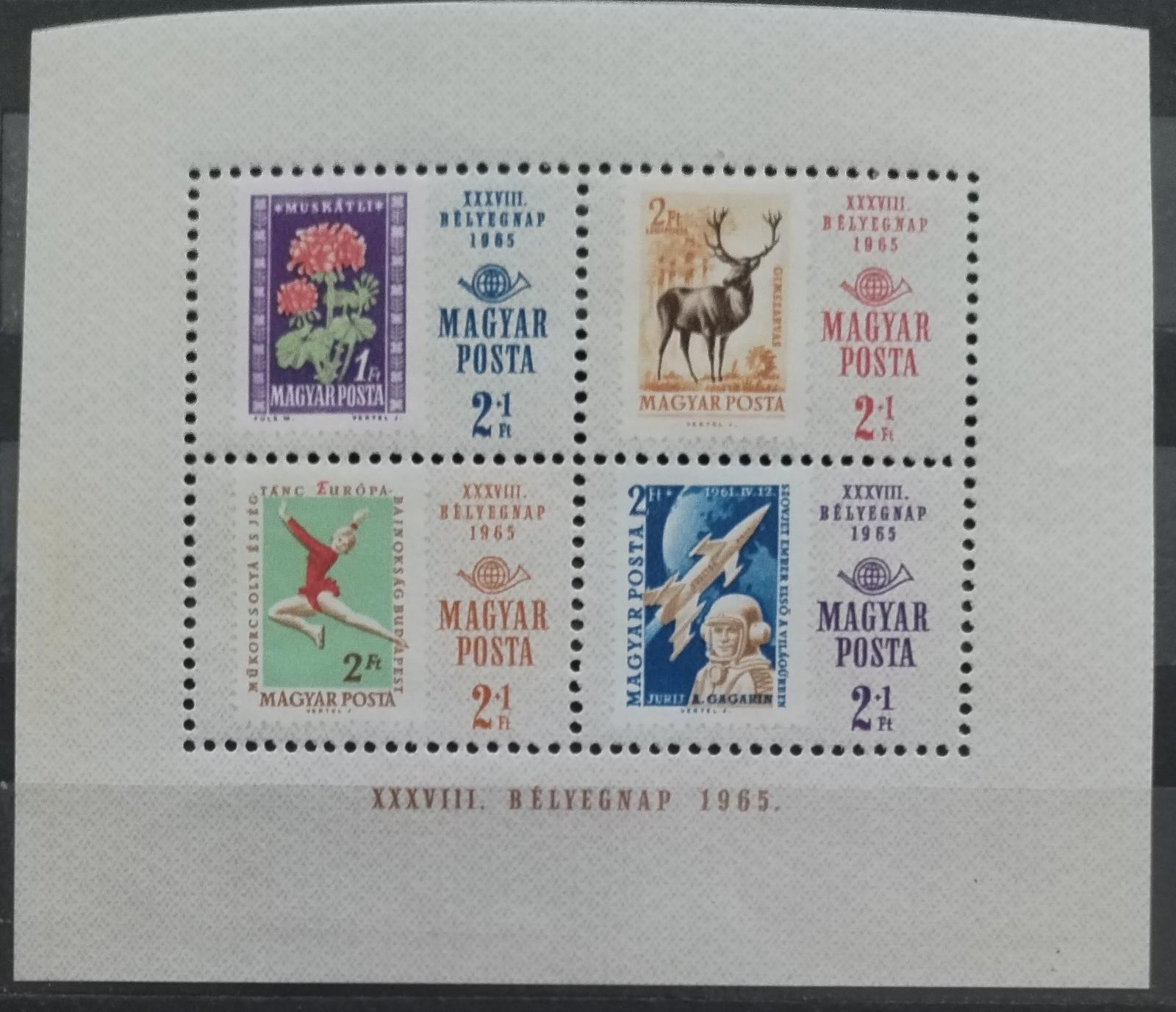 Maďarsko 1965 Den známky, Fauna a flora na známkách
