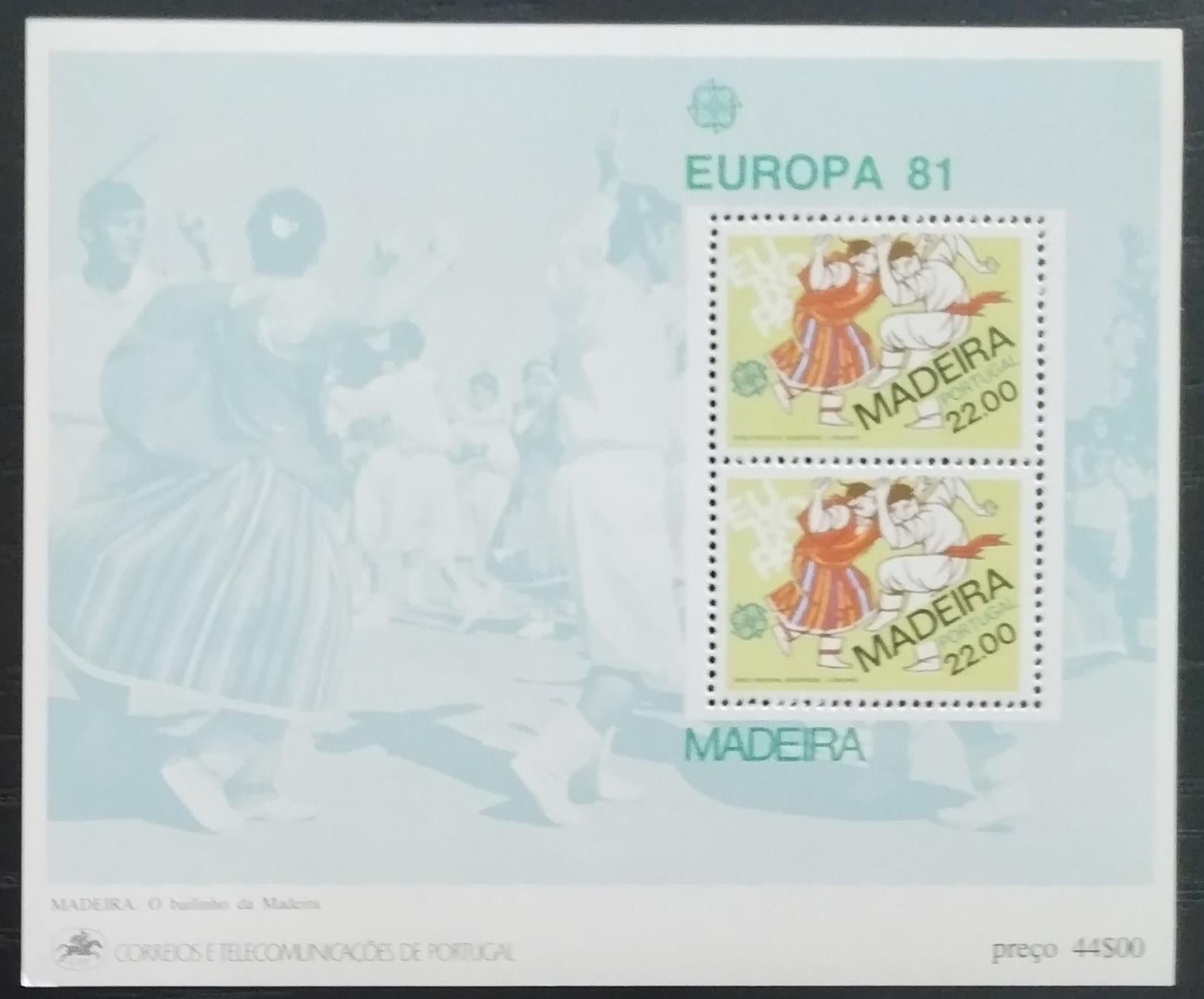 Madeira 1981 EUROPA vydání - ostrovní folklór a tance, Zvyky