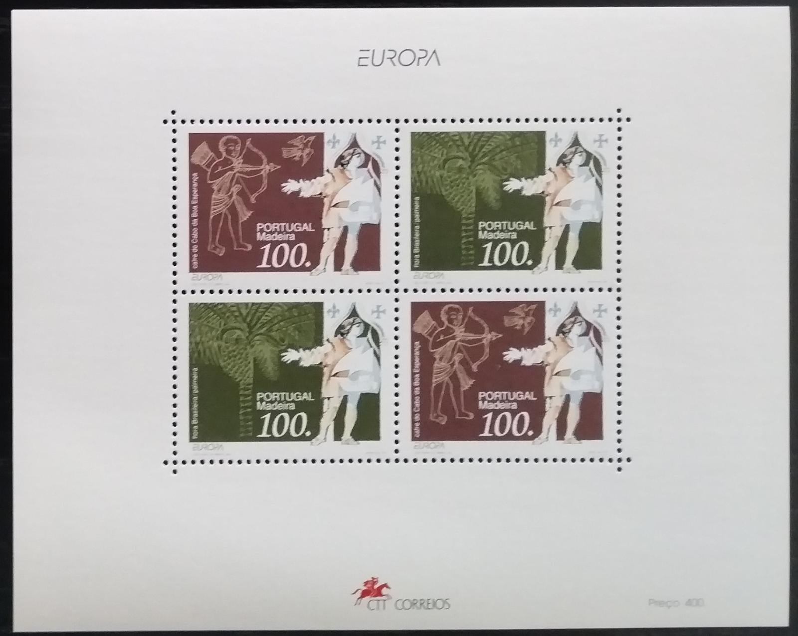 Madeira 1994 EUROPA vydání - ostrovní velké objevy a kolonizace