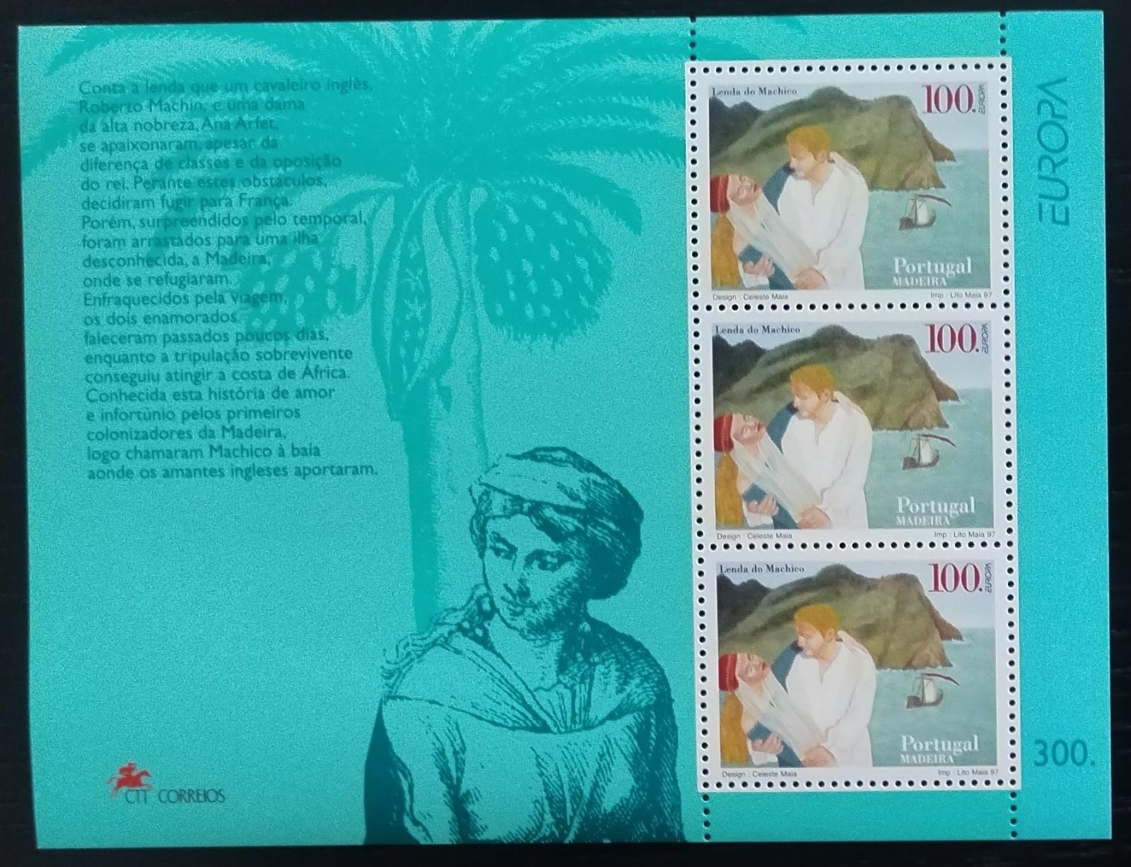Madeira 1997 EUROPA vydání - ostrovní báje a legendy