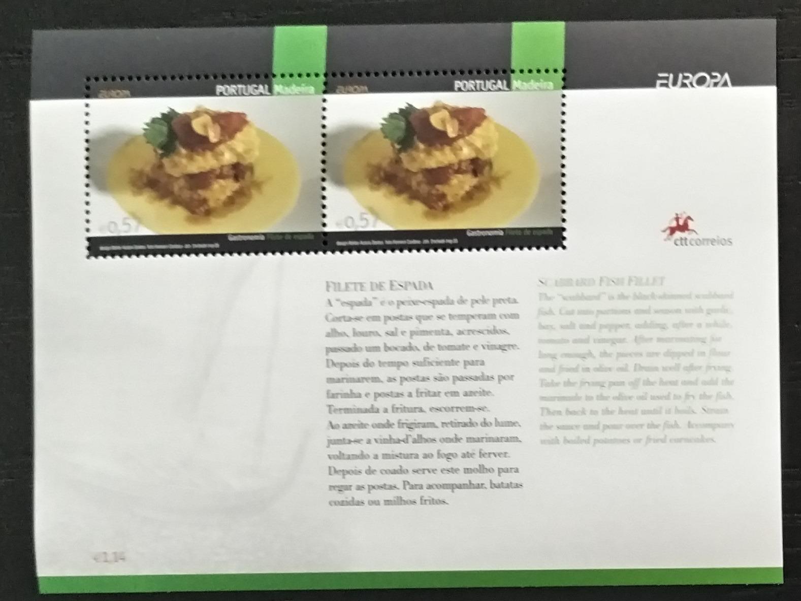 Madeira 2005 EUROPA vydání - Ostrovní gastronomie, Tradiční pokrmy