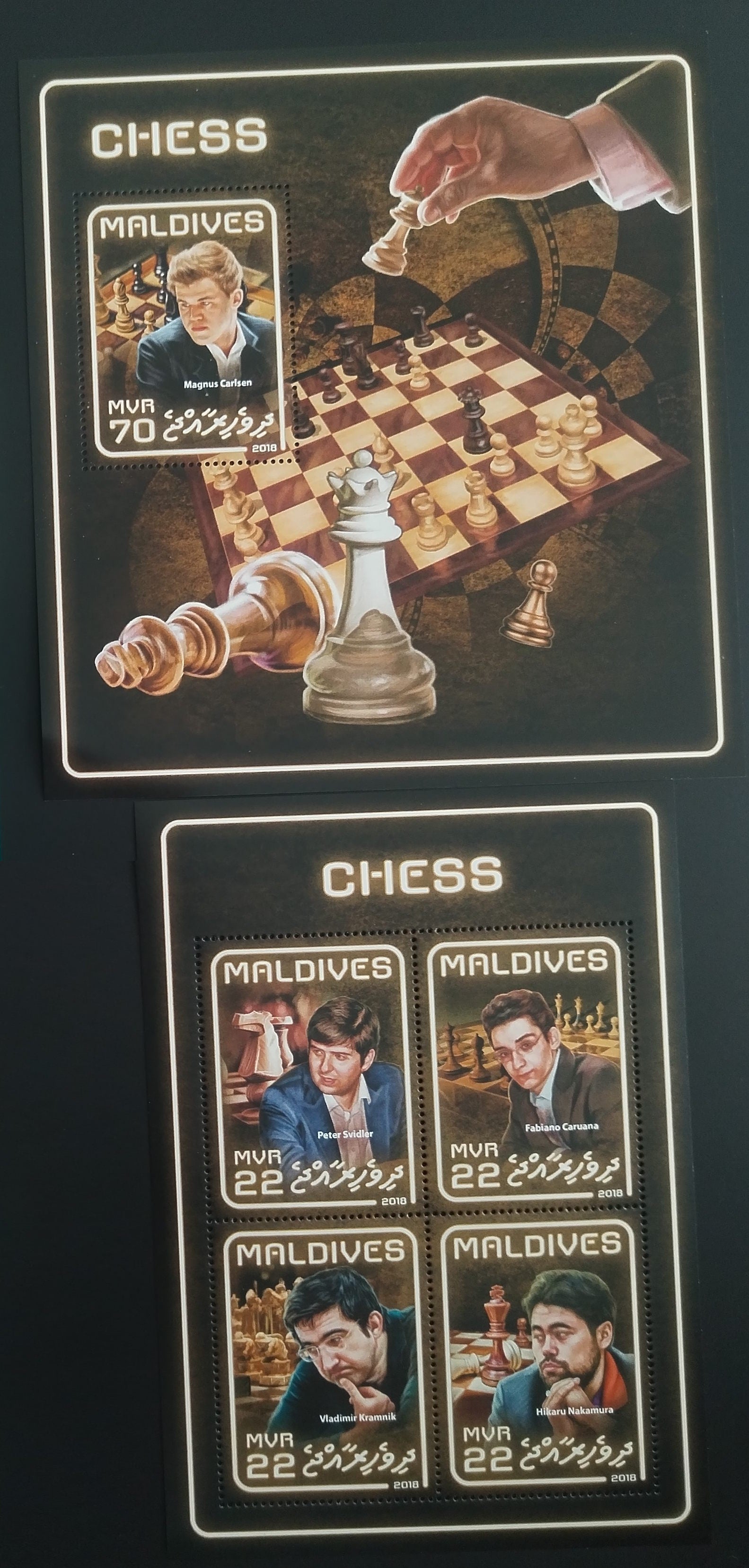 Maledivy 2018 Šachy a mistři - Svidler, Nakamura