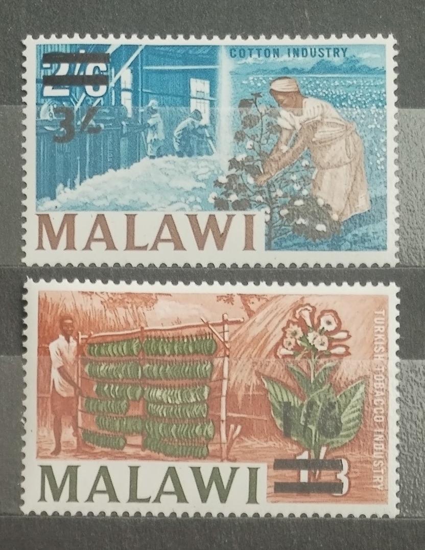 Malawi 1965 Přetisky nových hodnot, průmysl a zemědělství