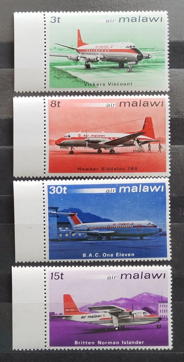 Malawi 1972 Výročí aerolinek, Letadla