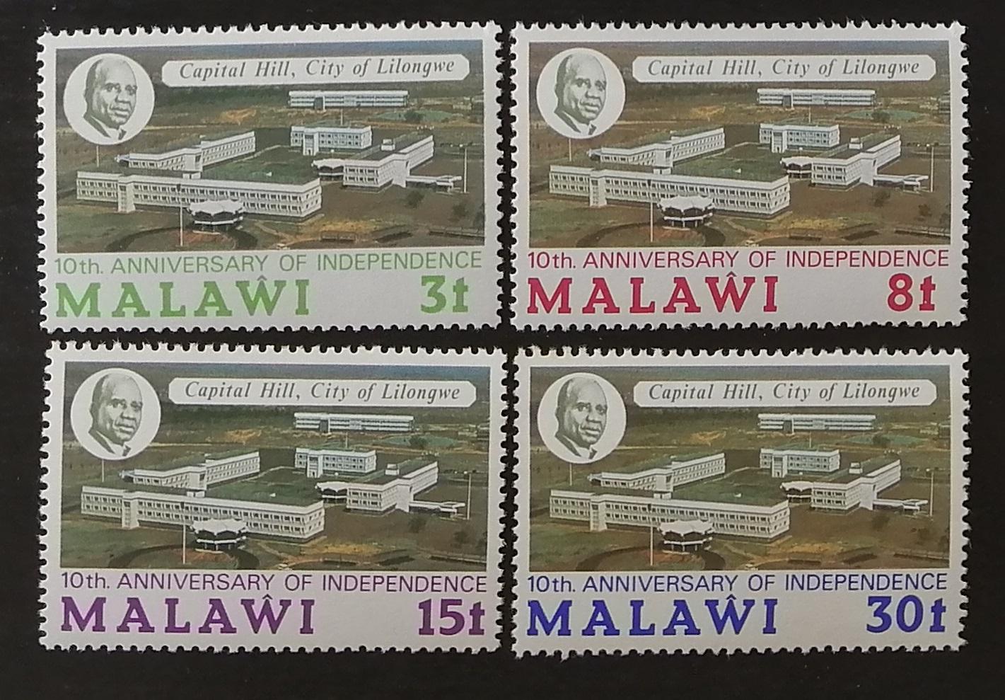 Malawi 1974 10 let nezávislosti