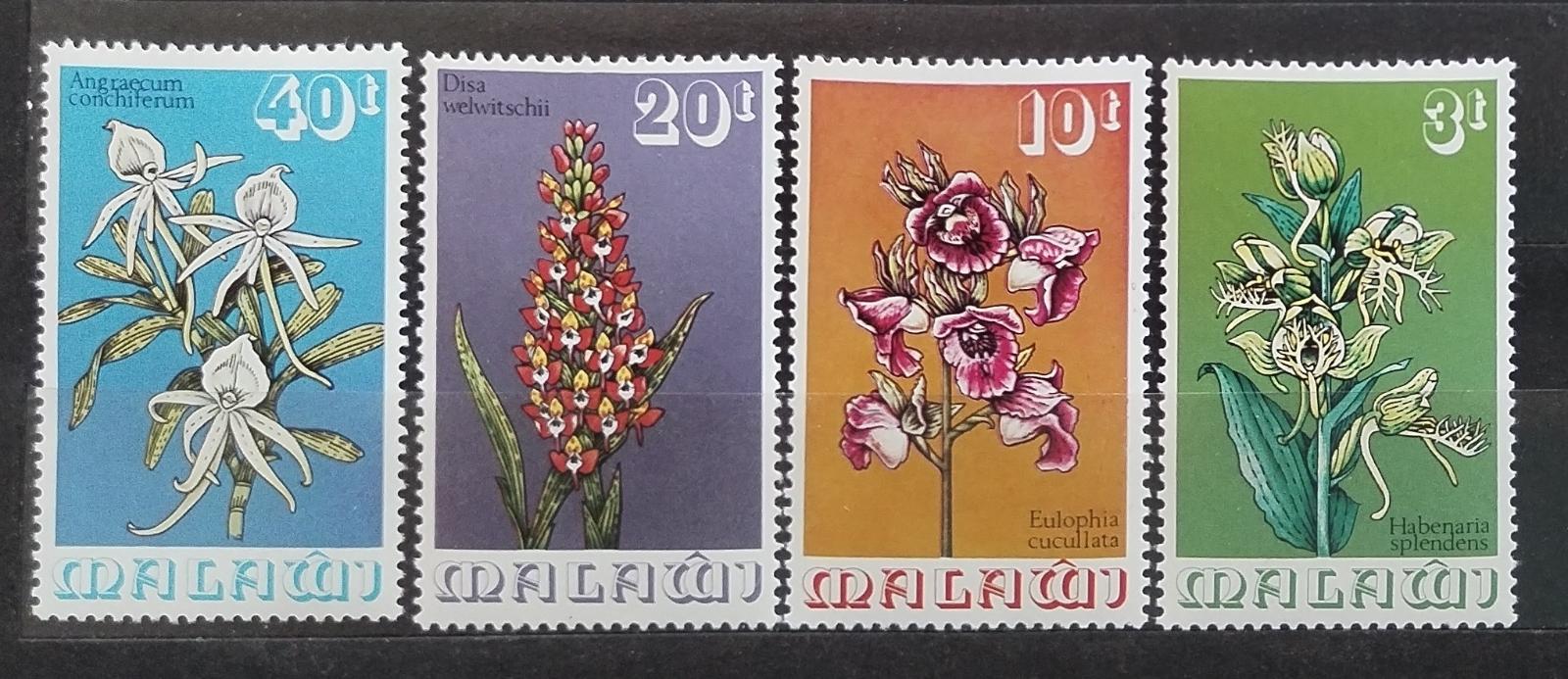 Malawi 1975 Orchideje a květiny