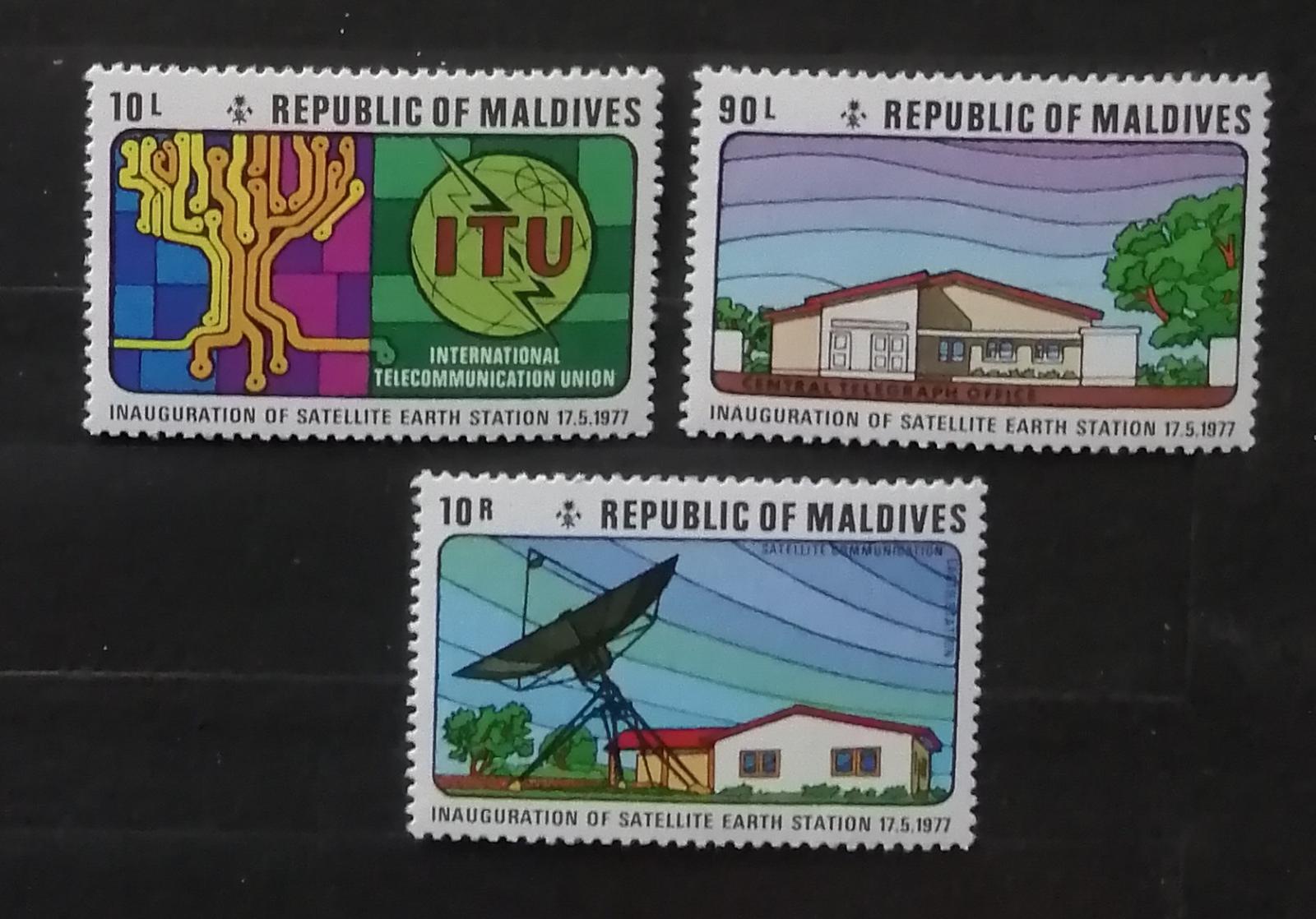 Maledivy 1977 8€ Mezinárodní den telekomunikace, ITU