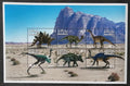 Maledivy 1999 Mi.3261-6 10€ Pravěká fauna, dinosauři a krajina