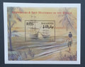Maledivy 2001 Bl.490 6,5€ Známé lodě světa, plachetnice