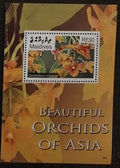 Maledivy 2007 Bl.609 5€ Orchideje a flóra, Dendrobium crocatum