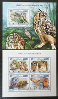 Maledivy 2014 Mi.5178-1+Bl.701 20€ Sovy Indického oceánu, fauna ptáci