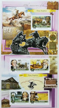 Maledivy 2015 20€ 155 let Pony Express, Koně a poštovní historie