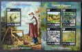 Maledivy 2015 Mi.5101-4+Bl.686 17,5€ Malíři impresionismu, M. Cassatt