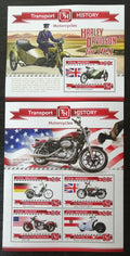 Maledivy 2015 Mi.5495-8+Bl.762 17,5€ Historie motorky, doprava