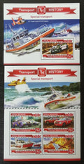 Maledivy 2015 Mi.5515-8+Bl.766 17,5€ Záchranná vozidla, auta a lodě