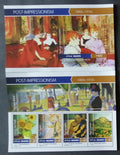 Maledivy 2015 Mi.5971-4+Bl.855 17,5€ Post-impresionisté, van Gogh