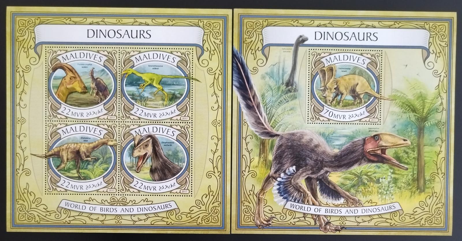 Maledivy 2017 Dinosauři a pravěká fauna