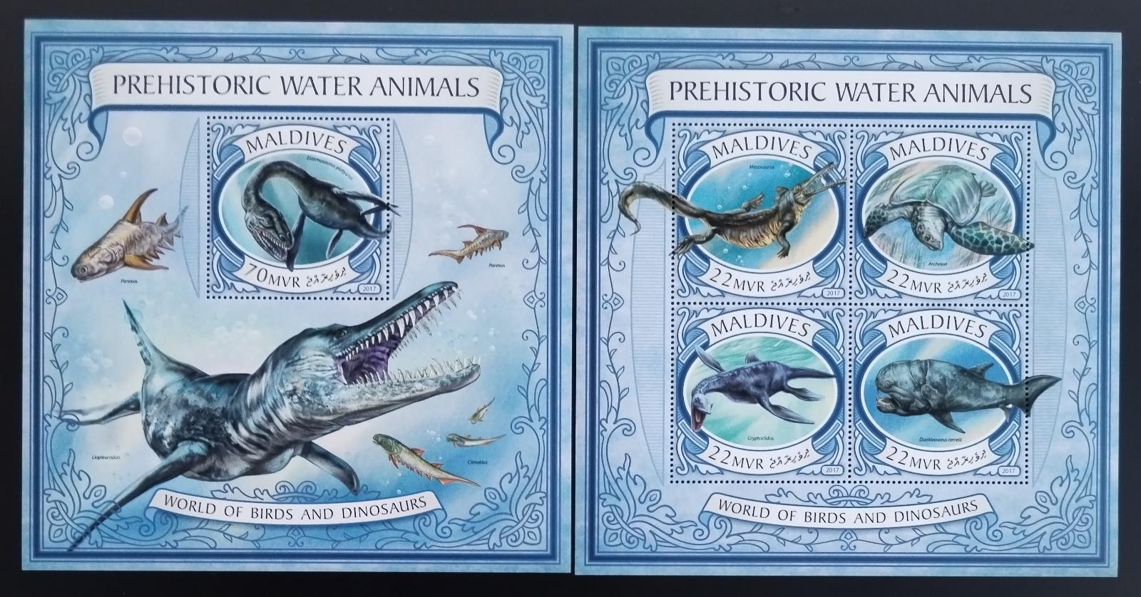 Maledivy 2017 Vodní dinosauři a pravěká fauna