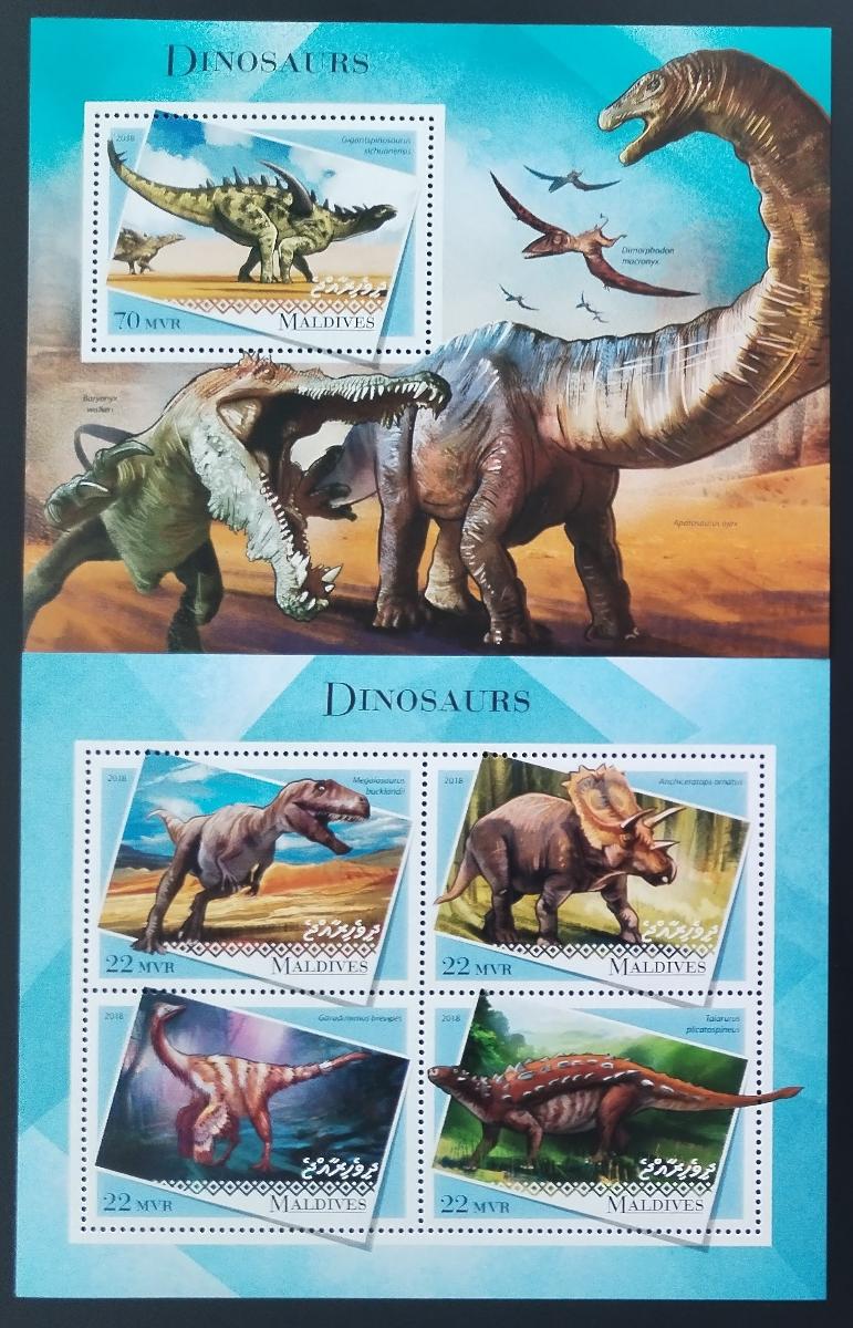Maledivy 2018 Dinosauři a ještěři pravěku II.