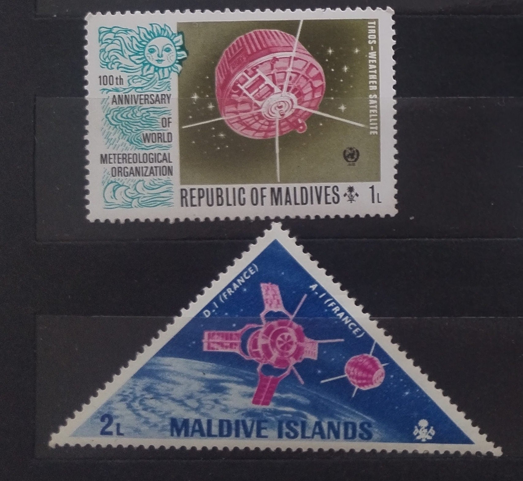 Maledivy 1970-80 Výběr 13 známek